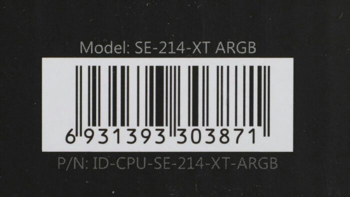 8020029330 Cooler ID-Cooling SE-214-XT ARGB, 120мм, Ret Hirschmann — изображение 10