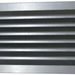 8022132067 Решетка жалюзийная накладная из листовой оцинкованной стали с внутренними жалюзями, габаритный размер 330x130 мм RG033002 Hirschmann