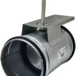 8022133595 TKD-125 Регулирующая заслонка круглая с площадкой под привод диам. 125мм 550125 Hirschmann