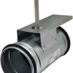 8022133596 TKD-100 Регулирующая заслонка круглая с площадкой под привод диам. 100мм 550100 Hirschmann