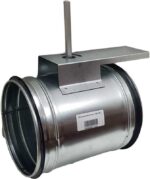 8022133597 TKD-160 Регулирующая заслонка круглая с площадкой под привод диам. 160мм 550160 Hirschmann — изображение 2