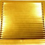 8022137644 Решетка вентиляционная 200x200 под золото 3-491.ПЗ Hirschmann