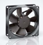 8005842420 8412N/2GHP, Fan Tubeaxial 12VDC Square - 80mm L x 80mm H Sintec 37.7 CFM (1.06m³/min) 4 Wire Leads Hirschmann — изображение 4