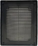 8022156859 Решетка вентиляционная вытяжная 180x250 с рамкой материал- пластик. Серия ВР графит 1825ВР-графит Hirschmann — изображение 3