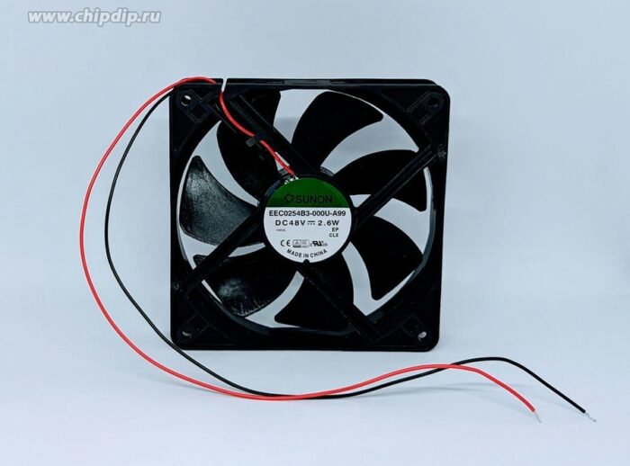 8035599345 Вентилятор Sunon EEC0254B3-000U-A99 DC48V 2,6W 120x25 2pin Hirschmann — изображение 4