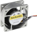 8006914162 9LG0624P4H001, Fan Tubeaxial 24VDC Square - 60mm L x 60mm H Ball 27.5 CFM (0.770m³/min) 4 Wire Leads Hirschmann