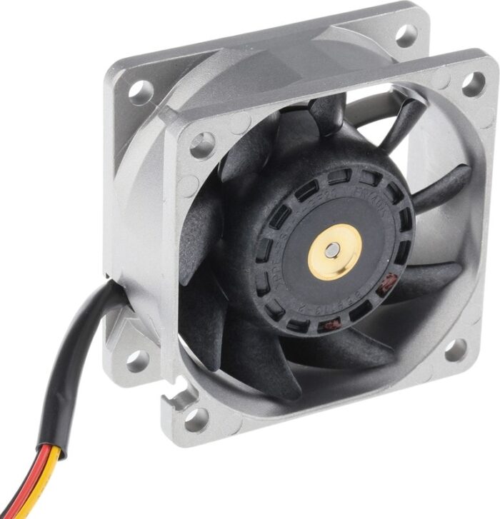 8006914162 9LG0624P4H001, Fan Tubeaxial 24VDC Square - 60mm L x 60mm H Ball 27.5 CFM (0.770m³/min) 4 Wire Leads Hirschmann — изображение 2