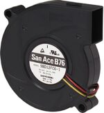 8023292143 Вентилятор Sanyo Denki San Ace B76 9BD12SC6-1 12V DC 0.28A 76x20 3pin Hirschmann — изображение 4