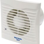 8002724483 Silhouette 100SVT Silhouette Rectangular Ceiling Mounted, Panel Mounted, Wall Mounted Extractor Fan, 76m³/h Hirschmann