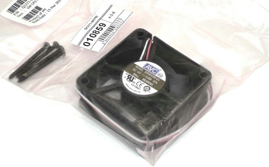 doc033017161 8022502756 HP DJ 4500/Z6100 CPU Fan Assy Вентилятор процессора в сборе Q1271-60160 Hirschmann — изображение 1