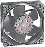 8004985318 4600X, AC Fans Tubeaxial Fan, 119x119x38mm, 115VAC, 106CFM, 18W, 50dBA, 3100RPM, Terminal, IP20 Hirschmann — изображение 6