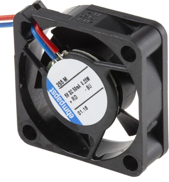 8004985105 255M, DC Fans DC Tubeaxial Fan, 25x25x8mm, 5VDC, 1.2CFM, 0.2W, 5dBA, 6000RPM, Sintec Bearing Hirschmann — изображение 4