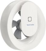 8002725764 Lo-Carbon Svara Svara Round Wall Mounted, Window Mounted Extractor Fan, 17 → 20dB(A), 3 Speed Hirschmann