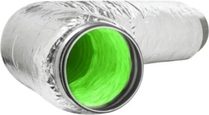 8022515557 Шумоглушитель Green-160мм, 0,5м, Connect T3, антибактериальный с соединителями из оцинкованной стали CO3SBGI160/0,5 Hirschmann