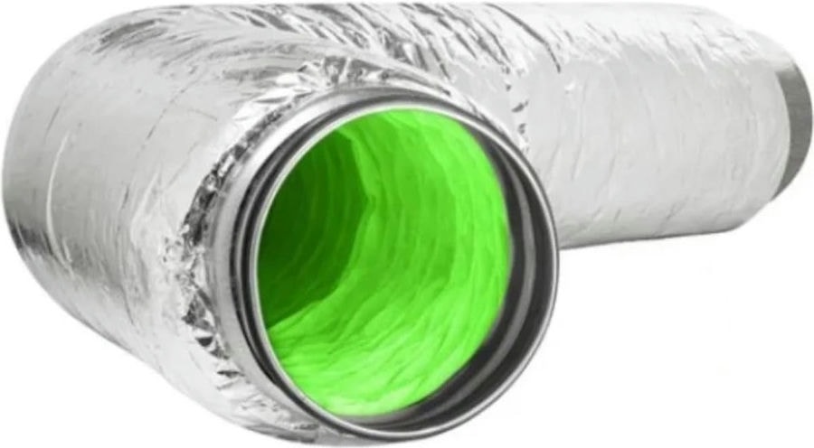 doc033170194 8022515557 Шумоглушитель Green-160мм, 0,5м, Connect T3, антибактериальный с соединителями из оцинкованной стали CO3SBGI160/0,5 Hirschmann — изображение 1