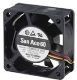 8005415211 109R0624S401, DC Fans Axial Fan, 60x60x25mm, 24VDC, 23CFM, 1.92W, 33dBA, Ball, 3 Lead Wire, Tach Hirschmann