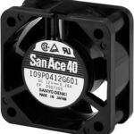 8013282466 Вентилятор Sanyo Denki 109P0412D602 40X20MM 12VDC 0.180A 2.16W 2pin Hirschmann
