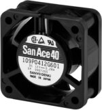 8013282466 Вентилятор Sanyo Denki 109P0412D602 40X20MM 12VDC 0.180A 2.16W 2pin Hirschmann