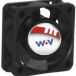 8003774119 DC0401512H2B-2T0, AXIAL FAN, 40MM, 12VDC, 10.45CFM, 36DBA Hirschmann