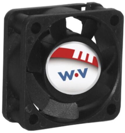 8003774119 DC0401512H2B-2T0, AXIAL FAN, 40MM, 12VDC, 10.45CFM, 36DBA Hirschmann