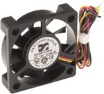 8002718718 FD1240-C1251A2AL, CeraDyna Series Axial Fan, 12 V dc, DC Operation, 8.9m³/h, 1.2W, 120mA Max, 40 x 40 x 10mm Hirschmann