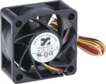 8002718719 FD1240-C0151D2AL, CeraDyna Series Axial Fan, 12 V dc, DC Operation, 21.6m³/h, 2.04W, 170mA Max, 40 x 40 x 20mm Hirschmann
