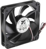 8002718726 FD2412-A1051E2AL, CeraDyna Series Axial Fan, 24 V dc, DC Operation, 180.8m³/h, 5.52W, 230mA Max, 120 x 120 x 25mm Hirschmann