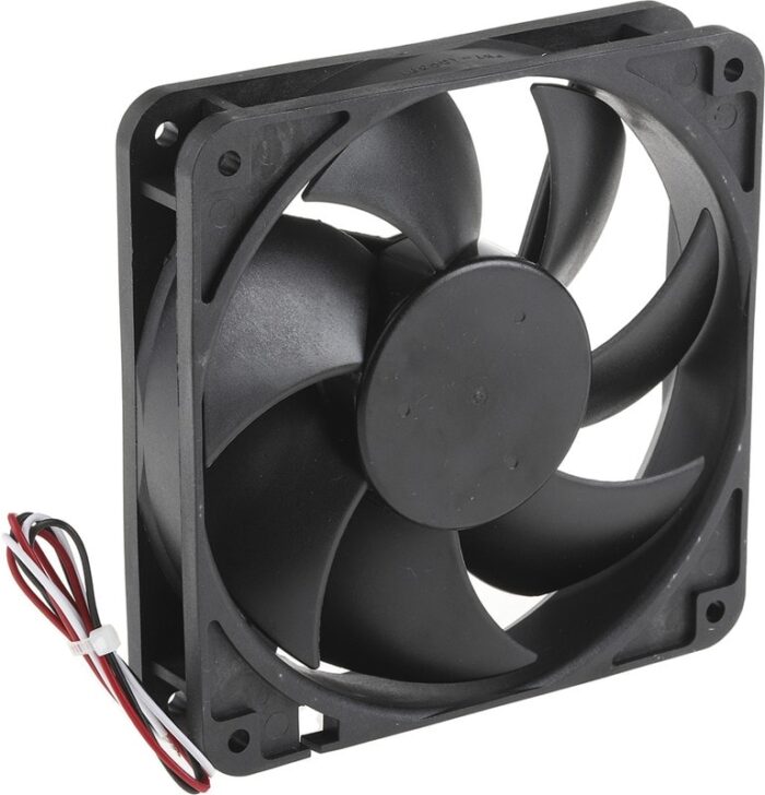 8002718726 FD2412-A1051E2AL, CeraDyna Series Axial Fan, 24 V dc, DC Operation, 180.8m³/h, 5.52W, 230mA Max, 120 x 120 x 25mm Hirschmann — изображение 3