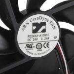 8002718726 FD2412-A1051E2AL, CeraDyna Series Axial Fan, 24 V dc, DC Operation, 180.8m³/h, 5.52W, 230mA Max, 120 x 120 x 25mm Hirschmann — изображение 5
