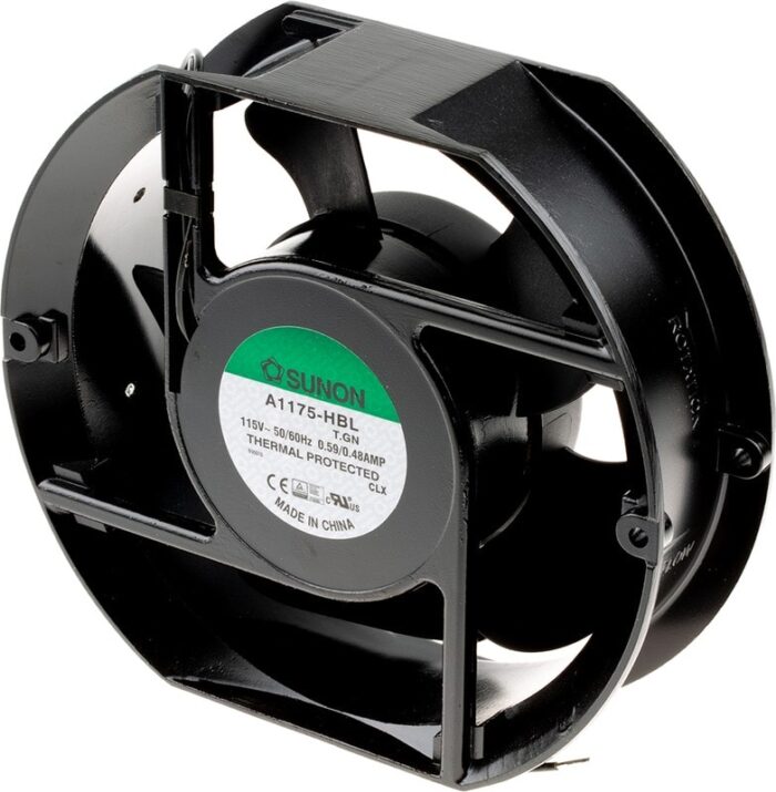 8002718947 A1175HBLTGN, A1175 Series Axial Fan, 115 V ac, AC Operation, 302m³/h, 36W, 480mA Max, 172 x 150 x 51mm Hirschmann — изображение 3