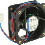 8002720554 614NGH-RS0, 600 N Series Axial Fan, 24 V dc, DC Operation, 46m³/h, 2.6W, 60 x 60 x 25mm Hirschmann