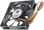 8002720979 FD1280-A1051C3AL, CeraDyna Series Axial Fan, 12 V dc, DC Operation, 61m³/h, 2.52W, 210mA Max, 80 x 80 x 15mm Hirschmann