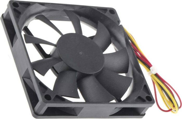 8002720979 FD1280-A1051C3AL, CeraDyna Series Axial Fan, 12 V dc, DC Operation, 61m³/h, 2.52W, 210mA Max, 80 x 80 x 15mm Hirschmann — изображение 3