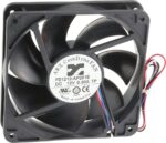 8002720981 FD1212-AP281E2AL, CeraDyna Series Axial Fan, 12 V dc, DC Operation, 223m³/h, 10.2W, 850mA Max, 120 x 120 x 25mm Hirschmann