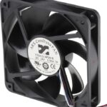 8002720982 FD2412-AP281E2AL, CeraDyna Series Axial Fan, 24 V dc, DC Operation, 250m³/h, 11.28W, 470mA Max, 120 x 120 x 25mm Hirschmann
