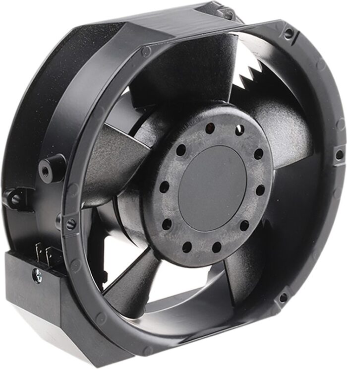 8002719752 MR2B3 19028245A, Major Series Axial Fan, 115 V ac, AC Operation, 400m³/h, 31W, 260mA Max, 171.4 x 150.4 x 51mm Hirschmann — изображение 3