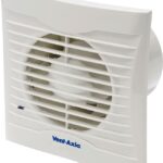 8002724482 Silhouette 100B Silhouette Rectangular Ceiling Mounted, Panel Mounted, Wall Mounted Extractor Fan, 75m³/h Hirschmann