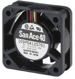 8005984970 109P0412H701, Fan Tubeaxial 12VDC Square - 40mm L x 40mm H Ball 6.4 CFM (0.179m³/min) 3 Wire Leads Hirschmann — изображение 6