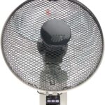 8002724491 12" Wall Fan, Wall Fan 300mm blade diameter 3 speed with plug: Type G - British 3-pin Hirschmann