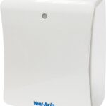 8002724488 Solo Plus P Solo Plus Rectangular Wall Mounted Extractor Fan, 11.5dB(A), Adjustable Humidity Sensor Hirschmann