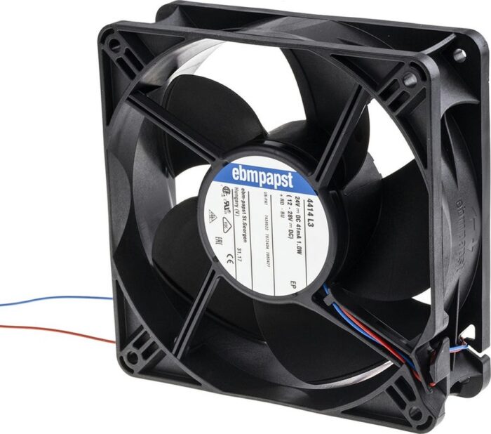 8004985288 4414L3, DC Fans DC Tubeaxial Fan, 119x119x38mm, 24VDC, 1W Hirschmann — изображение 2