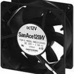 8002714934 9WG1212G101-E, 9WG Series Axial Fan, 12 V dc, DC Operation, 232.8m³/h, 11.76W, 980mA Max, IP55, 120 x 120 x 38mm Hirschmann