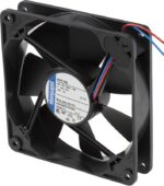 8006091199 4412FGL, Fan Tubeaxial 12VDC Square - 119mm L x 119mm H Sintec 55.0 CFM (1.54m³/min) 2 Wire Leads Hirschmann
