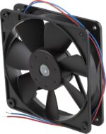 8006091199 4412FGL, Fan Tubeaxial 12VDC Square - 119mm L x 119mm H Sintec 55.0 CFM (1.54m³/min) 2 Wire Leads Hirschmann — изображение 6