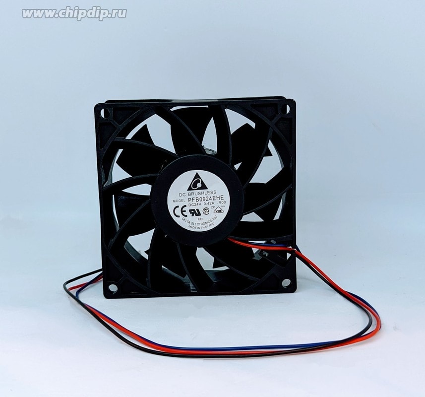 doc033648116 8035598213 Вентилятор Delta Electonics PFB0924EHE 0.42A 24v 92x38 3pin Hirschmann — изображение 1