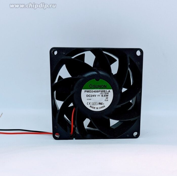 8002759025 PMD2408PMB1-A (2).GN, Вентилятор осевой, 24В DC, 80x80x38мм, подшипник качения, 143куб.м/ч, 55дБА Hirschmann — изображение 5