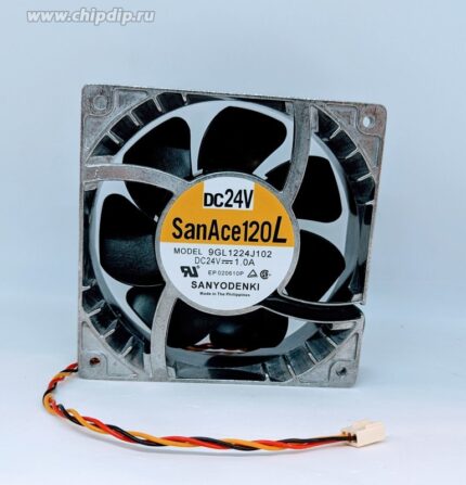8013480354 Вентилятор San Ace120L Model 9GL1224J102 24V DC 1.0A 120x38 3pin Hirschmann