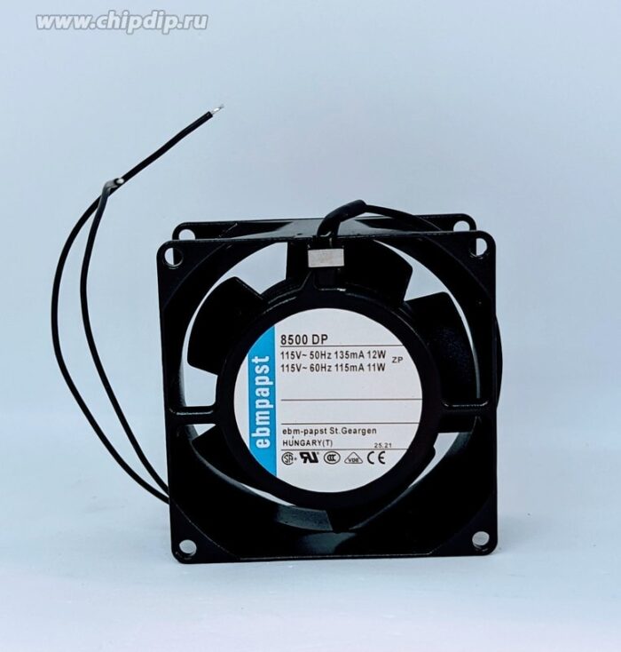 8023376257 Вентилятор Ebmpapst 8500 DP 115V 50/60Hz 115/135mA 80x38 2pin () Hirschmann — изображение 2