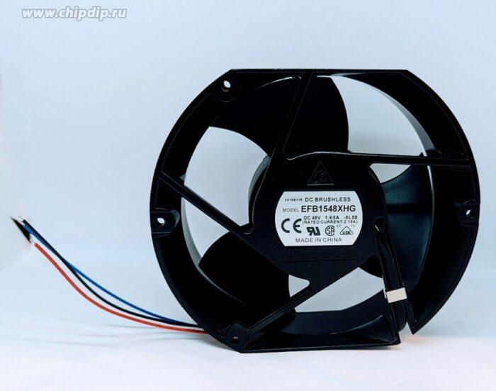 8035598575 Вентилятор Delta Electronics EFB1548XHG DC 45V 1.65A 172x150x50 3pin Hirschmann — изображение 2