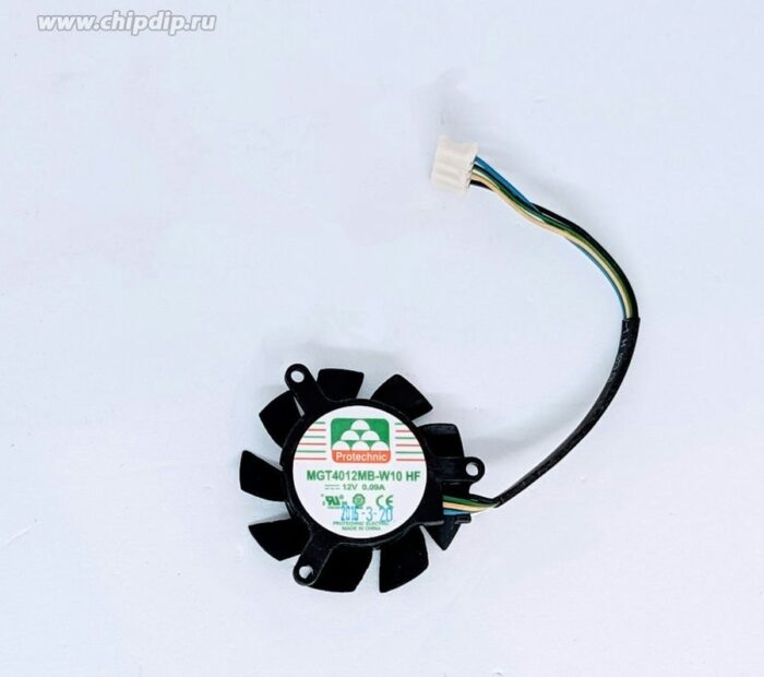 8023252587 Вентилятор Protechnic MAGIC MGT4012MB-W10 HF 12V DC 0.09A 4pin Hirschmann — изображение 2